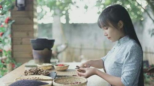 国产吃货李子柒视频,穿越田园，品味中国美食的匠心独运